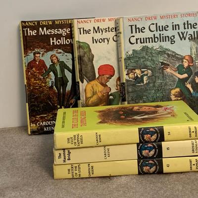 Nancy Drew Mystery Stories Lot #8