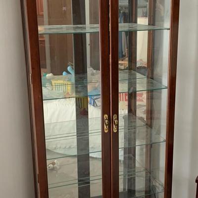 Cabinet With Mirror Back