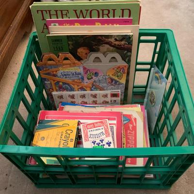 Vintage Children’s Books, Puzzles, And Other Misc Items