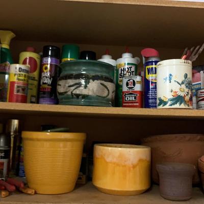 Garden Chemicals And Flower Pots 