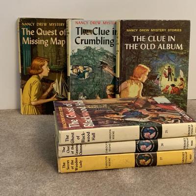 Nancy Drew Mystery Stories Lot #9
