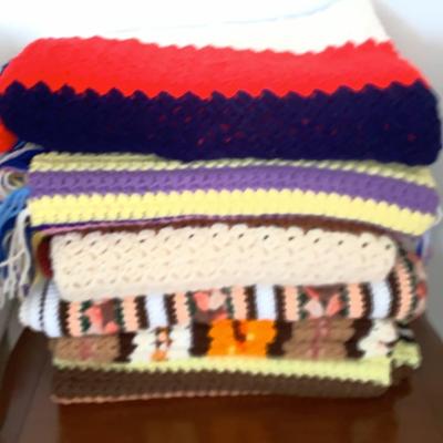6 Crochet Afghans, Lot B