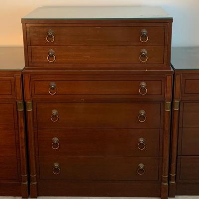 RWAY Dresser With Matching Side Dressers