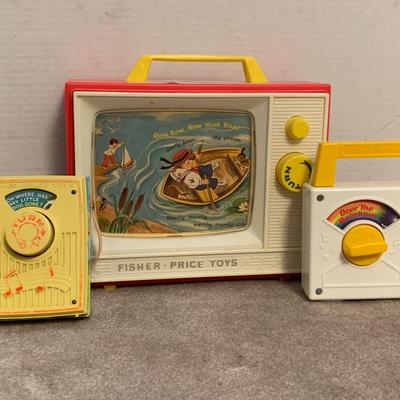 Vintage Fisher Price Wind Up Toys