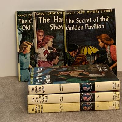 Nancy Drew Mystery Stories Lot #6