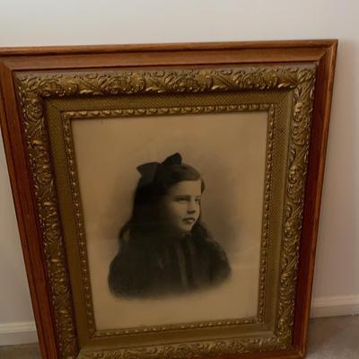 Antique Girl Portrait