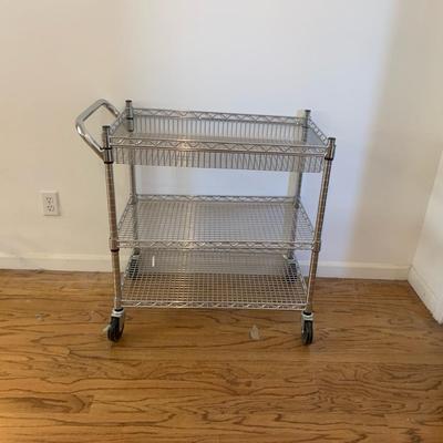 Wire Serving Cart 