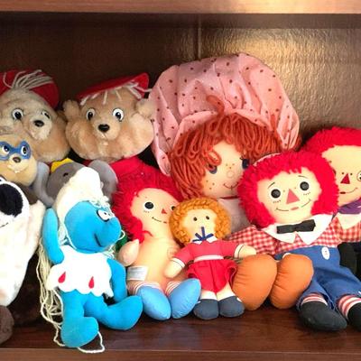 Vintage Alvin, Raggedy Anne, And Other Misc Toys