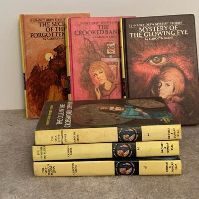Nancy Drew Mystery Stories Lot #7