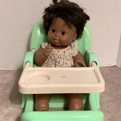 Vintage Baby In Seat
