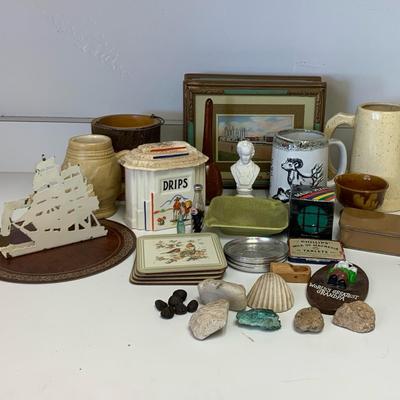 Decorative Mugs, Jewelry Box, & Decor 