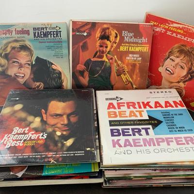Large Bert Kaempfert Record Lot