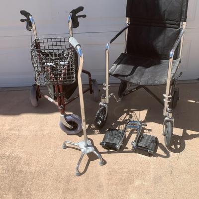 Wheelchair, Walker And Cane