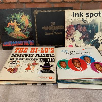Vintage Hi-los, Ink Spots, And Misc Records