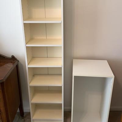 Two White Shelves