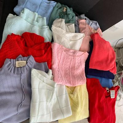 Woman’s Sweaters And Pullovers Size Large 