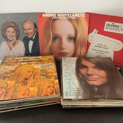 Large Andre Kostelanetz Record Lot