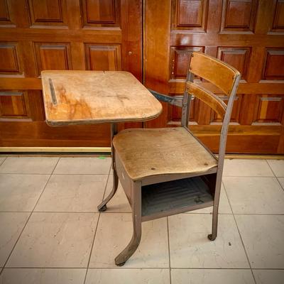 Vintage Childrens School Desk
