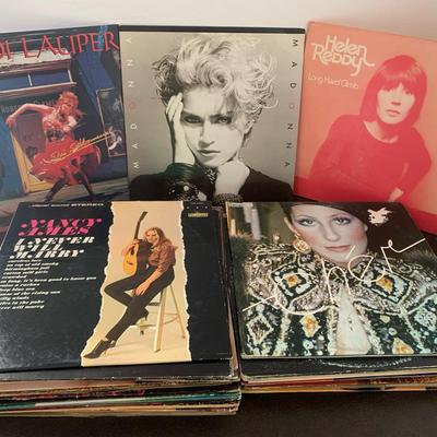 Vintage Cher,Madonna, And Misc Records