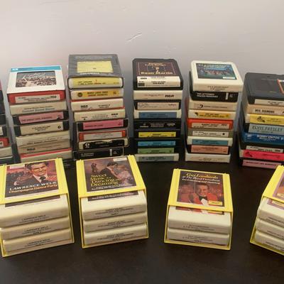 Lot - C - 8 Track Tapes
