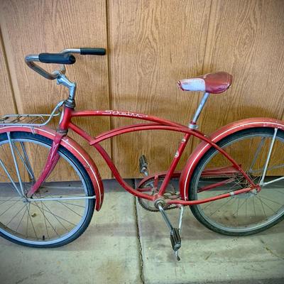 Red Vintage Schwinn Cruiser