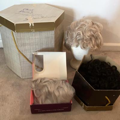 Three Womens Wigs