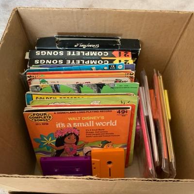 Vintage Children’s Records And Tapes 