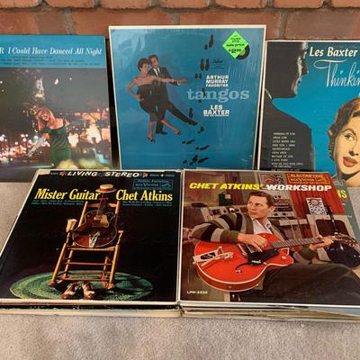 Les Baxter,Chet Atkins, And Other Misc Records