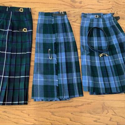 Three Plaid Kilts