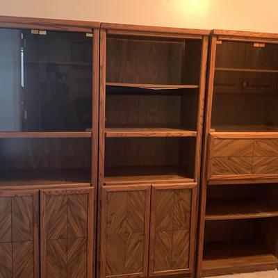 Large Wooden Entertainment Center
