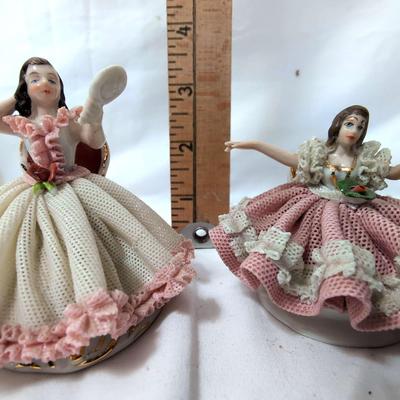 Dresden Lace Figurines