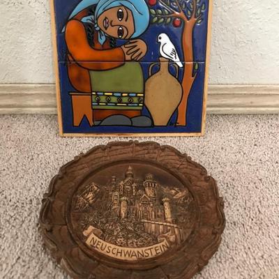 Lot Of 2 Pieces Of Religious Art Work