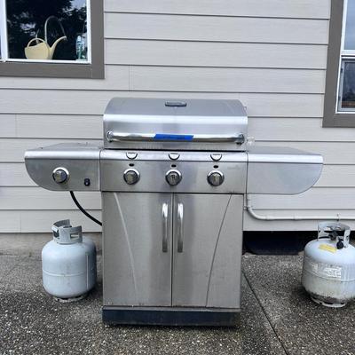 Huge Stainless BBQ With Burner 