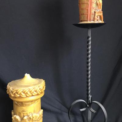Carved Candles From Germany 