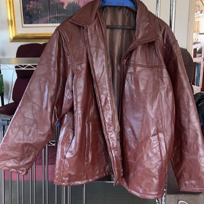 Vintage Brown Leather Jacket