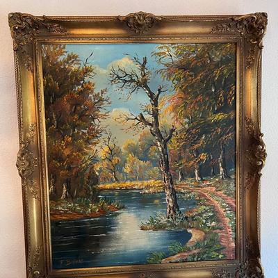 Beautiful Painting in Ornate Frame 