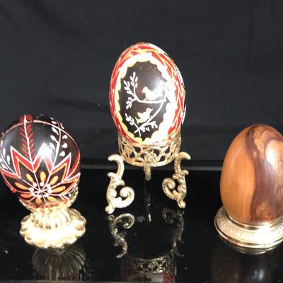 Set Of 3 Eggs 