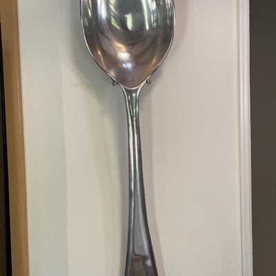 Pop Art Large Metal Sculptural Spoon | 4’ Tall