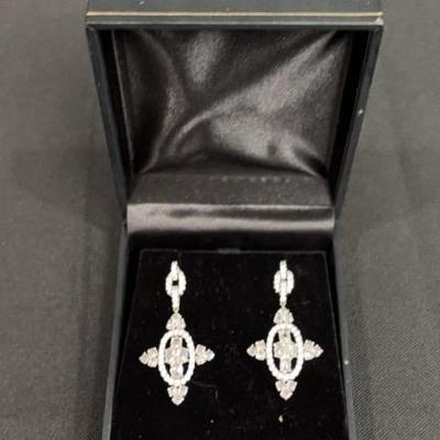 18K Gold & Diamond Earrings | Stamped 750 | Total Weight 6.68g