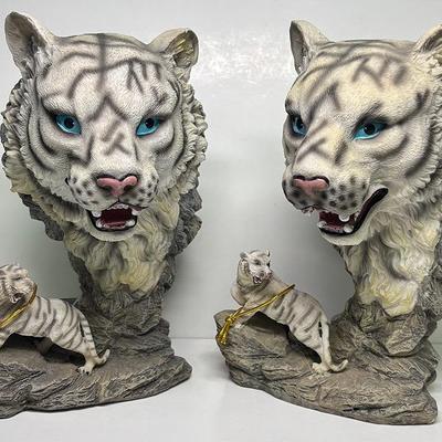 “Classie Wildlife” White Tiger Decor