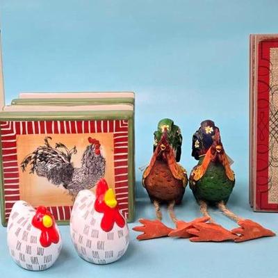 Assortment of Rooster Items 