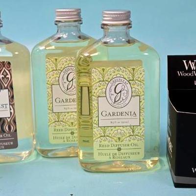 "Greenleaf" and "WoodWick" Scents