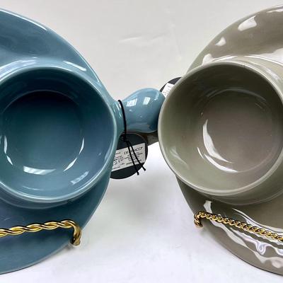 “Demdaco” Soup & Sandwich Plates