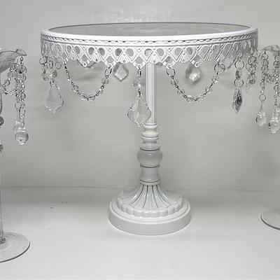 White Pedestal Cake Stand and More 