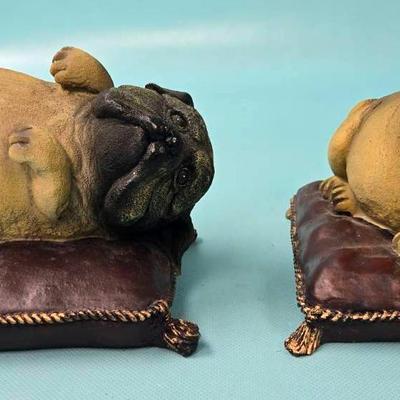 Pug Bookends