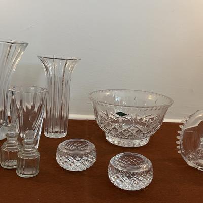 Crystalware: Waterford, Nachtmann Saphir, Shannon Of Ireland, Orrefors