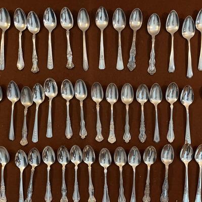 Silverplated Dining Spoons and Dessert Spoons