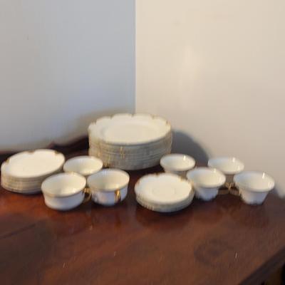 Limoges Mixed Pattern Set- Plates, Tea Sets And Plates 
