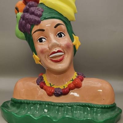Vintage Carmen Miranda Bust Vase