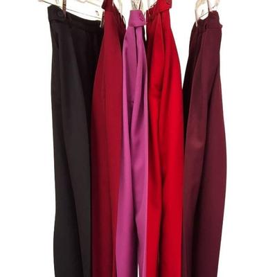 Career Essentials 100% Wool Slacks (5 Pair) - Size 4